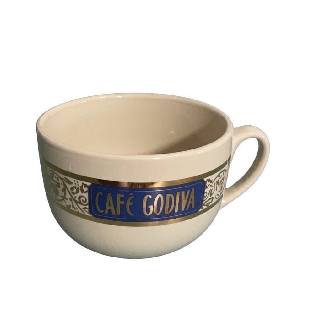 California Pantry Classic Ceramics Cafe Godiva Soup Mug Jumbo Coffee Mug 2004